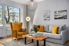 Stilvolle Stadtoase, 116 qm, Parkblick, Wassernah, Parkplatz
